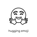 Hugging emoji icon from Emoji collection.