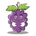 Hugging grape character cartoon collection