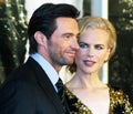 Hugh Jackman and Nicole Kidman in New York City in 2008 