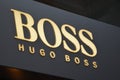 Hugo boss street banner in Berlin