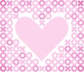 Hugs and Kisses Heart Background/eps Royalty Free Stock Photo