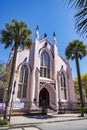 Huguenot Church in Charleston, South Carolina. This is a National Historic Landmark Royalty Free Stock Photo