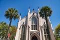 Huguenot Church in Charleston, South Carolina. This is a National Historic Landmark Royalty Free Stock Photo