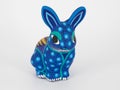 Huichol ceramic rabbit