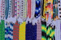 Huichol crafts from the Jalisco sierra Mexico. Royalty Free Stock Photo