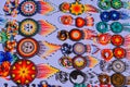 Traditions in the art Huichol, Jalisco Mexico. Royalty Free Stock Photo