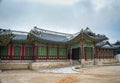 Huijeongdang Hall at Changdeokgung Palace in Seoul. Royalty Free Stock Photo