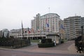 Huis ter duin, big hotel and appartments as high society place at the seaside in Noordwijk