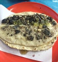 Huitlacoche quesadilla in Mexico Royalty Free Stock Photo