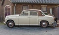 Side view of The classic mid-size luxury car Rover 90 manufactured in 1955