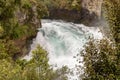 Huka falls flowing into Waikato river, New Zealand Royalty Free Stock Photo