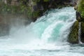 Tight shot of Huka Falls, Taupo, New Zealand Royalty Free Stock Photo