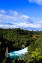 Huka Falls on Waikato River Royalty Free Stock Photo