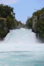 Huka Falls - Waterfall near Taupo, New Zealand Royalty Free Stock Photo