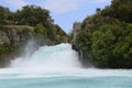 Huka Falls - Waterfall near Taupo, New Zealand Royalty Free Stock Photo