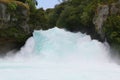 Huka Falls - Waterfall near Taupo, New Zealand Royalty Free Stock Photo