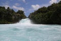 Huka Falls - Waterfall near Taupo, New Zealand Royalty Free Stock Photo