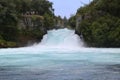 Huka Falls - Waterfall near Taupo, New Zealand Royalty Free Stock Photo