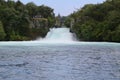 Huka Falls - Waterfall near Taupo, New Zealand Royalty Free Stock Photo