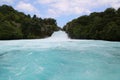 Huka Falls - Waterfall near Taupo, New Zealand Royalty Free Stock Photo