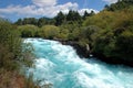 Huka Falls whitewater Royalty Free Stock Photo