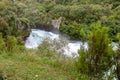 Huka waterfall, Taupo, New Zealand Royalty Free Stock Photo