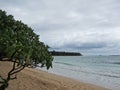 Hukilau Beach in Laie, North Shore Oahu, Hawaii Royalty Free Stock Photo