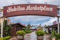 Hukilau Marketplace at Polynesian Cultural Center in Laie, Oahu, Hawaii, USA Royalty Free Stock Photo