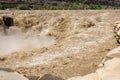 Hukou Waterfall of Yellow River Royalty Free Stock Photo