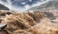 Hukou Waterfall of the Yellow River Royalty Free Stock Photo