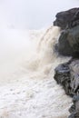 Hukou Waterfall of Yellow River Royalty Free Stock Photo