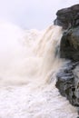 Hukou Waterfall of Yellow River Royalty Free Stock Photo