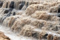 Hukou waterfull in yellow river Royalty Free Stock Photo
