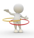 Hula hoop Royalty Free Stock Photo