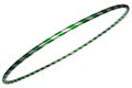 The hula Hoop silver with green closeup Isolated Royalty Free Stock Photo