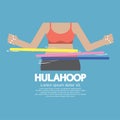 Hulahoop Playing. Royalty Free Stock Photo