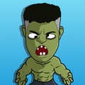 Hulk from the avengers movie cartoon avatar