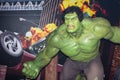 The Hulk, wax figure, Madame Tussaud`s Amsterdam Royalty Free Stock Photo