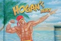 Hulk Hogan Beach Bar and Restaurant sign Royalty Free Stock Photo