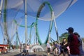 The Hulk Roller Coaster at Islands of Adventure in Universal Studios, Orlando, Florida