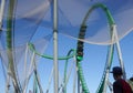 The Hulk Roller Coaster at Islands of Adventure in Universal Studios, Orlando, Florida