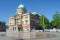 Hull City Hall with fountain in Foreground Royalty Free Stock Photo