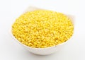 Hulled-split mung bean