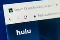 Hulu.com Web Site. Selective focus.