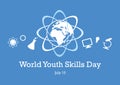 World Youth Skills Day vector