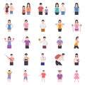 Human Activities Icons Set