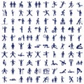 Human Activity vector icons set every single icon can be easily modified or edited