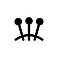 Human acupuncture outline icon. Signs and symbols can be used for web, logo, mobile app, UI, UX