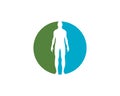Human anatomy logo icons