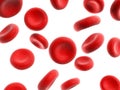 Human blood cells - close up Royalty Free Stock Photo